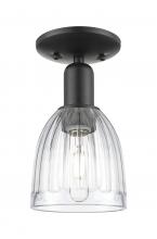 Innovations Lighting 716-1C-BK-G442 - Brookfield - 1 Light - 6 inch - Matte Black - Semi-Flush Mount