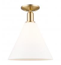 Innovations Lighting 716-1C-CB-GBC-121 - Berkshire Glass - 1 Light - 12 inch - Champagne Bronze - Semi-Flush Mount