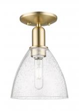 Innovations Lighting 716-1C-CB-GBD-754 - Bristol - 1 Light - 8 inch - Champagne Bronze - Semi-Flush Mount