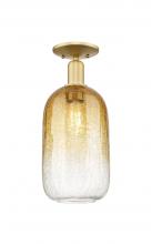 Innovations Lighting 716-1C-SG-G482-7AM - Brookhaven Cloche - 1 Light - 6 inch - Satin Gold - Semi-Flush Mount