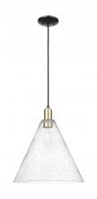 Innovations Lighting 716-1P-BAB-GBC-164 - Berkshire Glass - 1 Light - 16 inch - Black Antique Brass - Cord hung - Mini Pendant