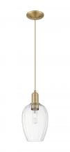 Innovations Lighting 716-1P-BB-G457-6CL - Preston Flute - 1 Light - 6 inch - Brushed Brass - Cord hung - Mini Pendant