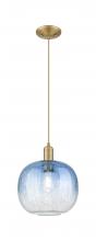 Innovations Lighting 716-1P-BB-G481-10SB - Brookhaven Sphere - 1 Light - 6 inch - Brushed Brass - Cord hung - Mini Pendant