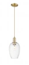 Innovations Lighting 716-1P-CB-G457-6CL - Preston Flute - 1 Light - 6 inch - Champagne Bronze - Cord hung - Mini Pendant