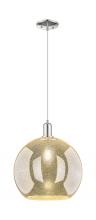 Innovations Lighting 716-1P-PN-G128-14 - Athens - 1 Light - 14 inch - Polished Nickel - Cord hung - Mini Pendant