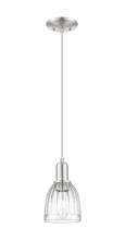 Innovations Lighting 716-1P-SN-G442 - Brookfield - 1 Light - 6 inch - Brushed Satin Nickel - Cord hung - Mini Pendant