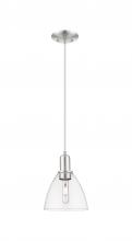 Innovations Lighting 716-1P-SN-GBD-752 - Bristol - 1 Light - 8 inch - Brushed Satin Nickel - Cord hung - Mini Pendant