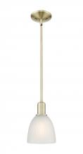 Innovations Lighting 716-1S-AB-G381 - Castile - 1 Light - 6 inch - Antique Brass - Stem hung - Mini Pendant