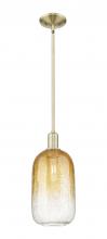 Innovations Lighting 716-1S-AB-G482-7AM - Brookhaven Cloche - 1 Light - 6 inch - Antique Brass - Mini Pendant