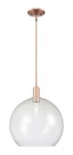Innovations Lighting 716-1S-AC-G124-14 - Athens - 1 Light - 14 inch - Antique Copper - Stem hung - Mini Pendant