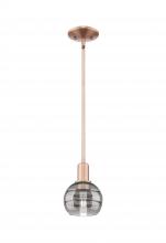 Innovations Lighting 716-1S-AC-G556-6SM - Rochester - 1 Light - 6 inch - Antique Copper - Stem hung - Mini Pendant
