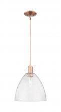 Innovations Lighting 716-1S-AC-GBD-124 - Bristol - 1 Light - 12 inch - Antique Copper - Stem hung - Mini Pendant