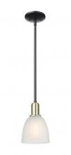 Innovations Lighting 716-1S-BAB-G381 - Castile - 1 Light - 6 inch - Black Antique Brass - Stem hung - Mini Pendant