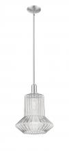Innovations Lighting 716-1S-SN-G212 - Springwater - 1 Light - 12 inch - Brushed Satin Nickel - Stem hung - Mini Pendant