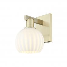 Innovations Lighting 716-1W-AB-G1217-6WV - White Venetian - 1 Light - 6 inch - Antique Brass - Sconce