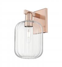 Innovations Lighting 716-1W-AC-G460-7CL - Preston Cylinder - 1 Light - 6 inch - Antique Copper - Sconce