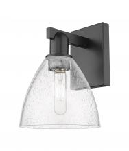 Innovations Lighting 716-1W-BK-GBD-754 - Bristol - 1 Light - 8 inch - Matte Black - Sconce