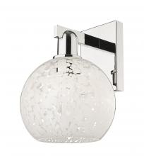 Innovations Lighting 716-1W-PN-G1216-8WM - White Mouchette - 1 Light - 8 inch - Polished Nickel - Sconce