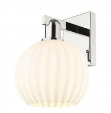 Innovations Lighting 716-1W-PN-G1217-8WV - White Venetian - 1 Light - 8 inch - Polished Nickel - Sconce