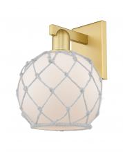 Innovations Lighting 716-1W-SG-G121-8RW - Farmhouse Rope - 1 Light - 8 inch - Satin Gold - Sconce