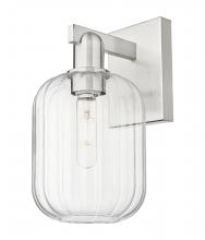 Innovations Lighting 716-1W-SN-G460-7CL - Preston Cylinder - 1 Light - 6 inch - Brushed Satin Nickel - Sconce