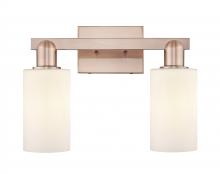 Innovations Lighting 716-2W-AC-G801 - Clymer - 2 Light - 15 inch - Antique Copper - Bath Vanity Light