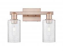 Innovations Lighting 716-2W-AC-G804 - Clymer - 2 Light - 15 inch - Antique Copper - Bath Vanity Light