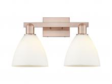 Innovations Lighting 716-2W-AC-GBD-751 - Bristol - 2 Light - 19 inch - Antique Copper - Bath Vanity Light
