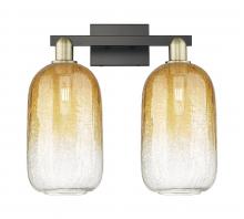Innovations Lighting 716-2W-BAB-G482-7AM - Brookhaven Cloche - 2 Light - 16 inch - Black Antique Brass - Bath Vanity Light