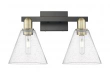 Innovations Lighting 716-2W-BAB-GBC-84 - Berkshire Glass - 2 Light - 19 inch - Black Antique Brass - Bath Vanity Light