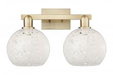 Innovations Lighting 716-2W-CB-G1216-8WM - White Mouchette - 2 Light - 19 inch - Champagne Bronze - Bath Vanity Light