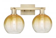 Innovations Lighting 716-2W-CB-G483-8AM - Brookhaven Globe - 2 Light - 16 inch - Champagne Bronze - Bath Vanity Light