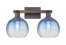 Innovations Lighting 716-2W-OB-G483-8SB - Brookhaven Globe - 2 Light - 16 inch - Oil Rubbed Bronze - Bath Vanity Light