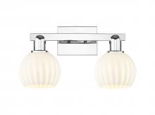 Innovations Lighting 716-2W-PC-G1217-6WV - White Venetian - 2 Light - 17 inch - Polished Chrome - Bath Vanity Light