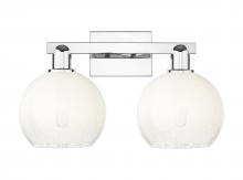 Innovations Lighting 716-2W-PC-G483-8OP - Brookhaven Globe - 2 Light - 16 inch - Polished Chrome - Bath Vanity Light