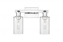Innovations Lighting 716-2W-PC-G802 - Clymer - 2 Light - 15 inch - Polished Chrome - Bath Vanity Light