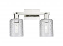 Innovations Lighting 716-2W-PN-G112 - Cobbleskill - 2 Light - 16 inch - Polished Nickel - Bath Vanity Light