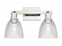 Innovations Lighting 716-2W-PN-G382 - Castile - 2 Light - 17 inch - Polished Nickel - Bath Vanity Light
