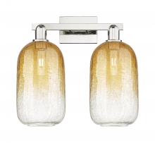 Innovations Lighting 716-2W-PN-G482-7AM - Brookhaven Cloche - 2 Light - 16 inch - Polished Nickel - Bath Vanity Light