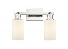 Innovations Lighting 716-2W-PN-G801 - Clymer - 2 Light - 15 inch - Polished Nickel - Bath Vanity Light