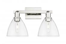 Innovations Lighting 716-2W-PN-GBD-752 - Bristol - 2 Light - 19 inch - Polished Nickel - Bath Vanity Light