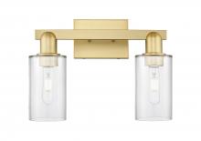 Innovations Lighting 716-2W-SG-G802 - Clymer - 2 Light - 15 inch - Satin Gold - Bath Vanity Light