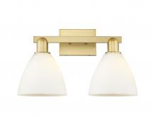 Innovations Lighting 716-2W-SG-GBD-751 - Bristol - 2 Light - 19 inch - Satin Gold - Bath Vanity Light