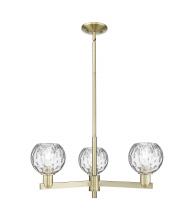 Innovations Lighting 716-3CR-AB-G1215-6 - Athens Water Glass - 3 Light - 28 inch - Antique Brass - Stem hung - Pendant