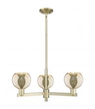 Innovations Lighting 716-3CR-AB-G128-6 - Athens - 3 Light - 28 inch - Antique Brass - Stem hung - Pendant