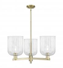 Innovations Lighting 716-3CR-AB-G559-8CL - Bridal Veil - 3 Light - 30 inch - Antique Brass - Pendant