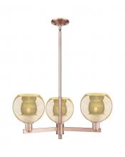 Innovations Lighting 716-3CR-AC-G128-8 - Athens - 3 Light - 30 inch - Antique Copper - Stem hung - Pendant