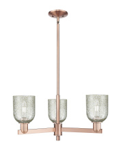 Innovations Lighting 716-3CR-AC-G259 - Caledonia - 3 Light - 27 inch - Antique Copper - Stem hung - Pendant