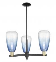 Innovations Lighting 716-3CR-BAB-G480-6SB - Brookhaven Almond - 3 Light - 18 inch - Black Antique Brass - Pendant