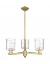 Innovations Lighting 716-3CR-BB-G1113 - Cobbleskill - 3 Light - 27 inch - Brushed Brass - Stem hung - Pendant